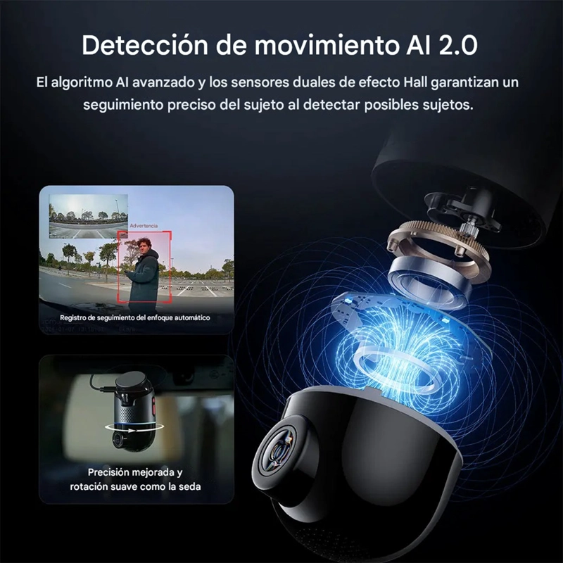 SET CAMARA PARA VEHICULO FRONTAL 360° 4K HDR 60FPS TRASERA 1080P 70MAI X800-2 + KIT UP03 - 2