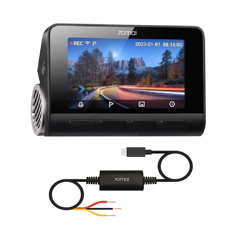 CAMARA PARA VEHICULO 4K HDR GPS ADAS WIFI VN 70MAI A810 + KIT UP03 - 5
