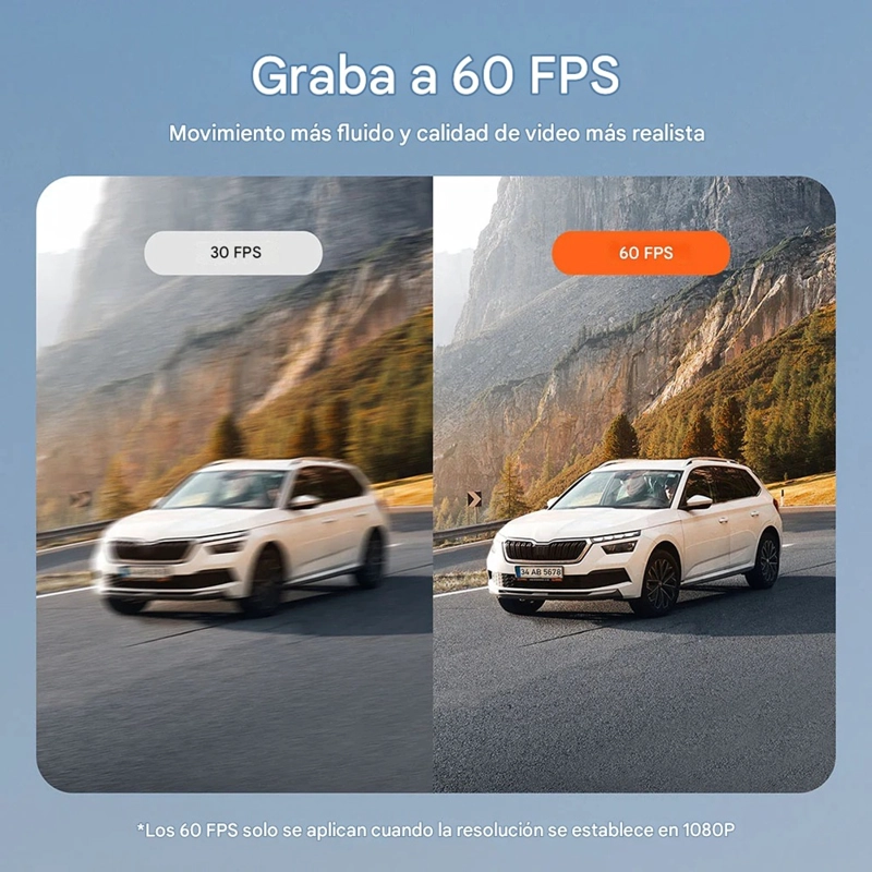CAMARA PARA VEHICULO 4K HDR GPS ADAS WIFI Y VISION NOCTURNA 70MAI A810 - 8