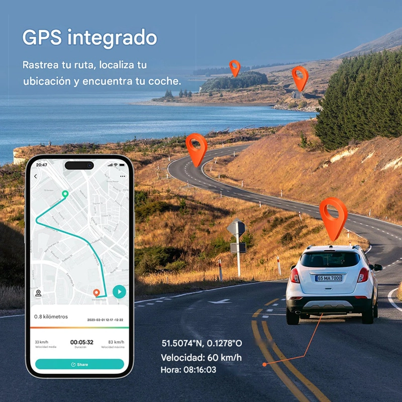 CAMARA PARA VEHICULO 4K HDR GPS ADAS WIFI Y VISION NOCTURNA 70MAI A810 - 10