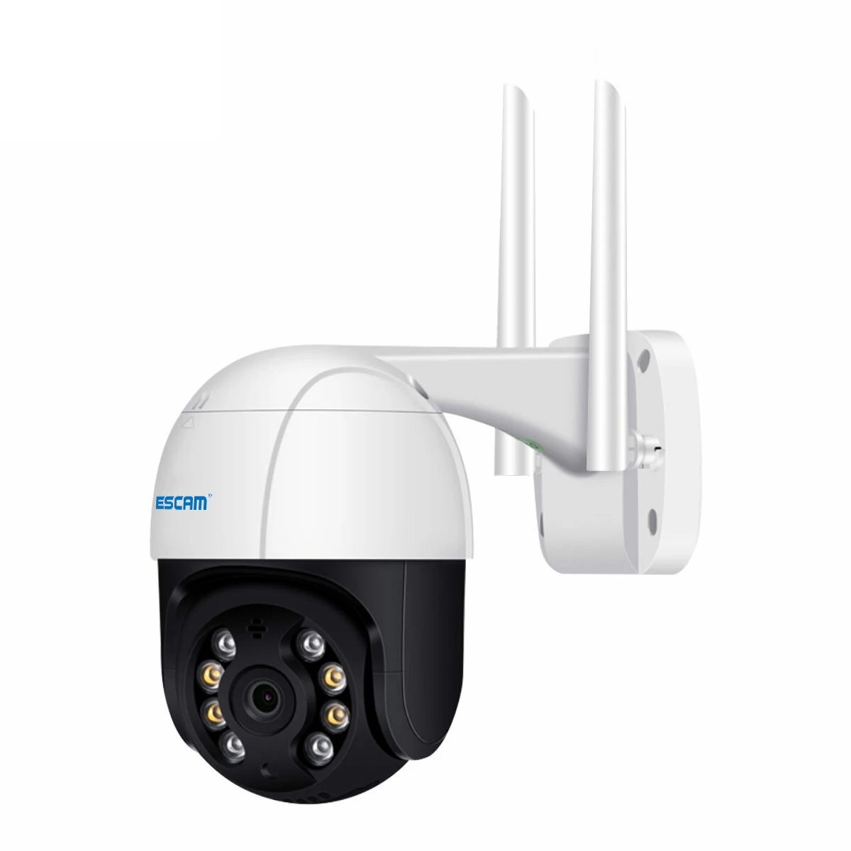 CAMARA DE EXTERIOR IP WIFI PTZ 5MP 1944P DETECCION HUMANA VISION NOCTURNA DUAL ESCAM QF518 - 3