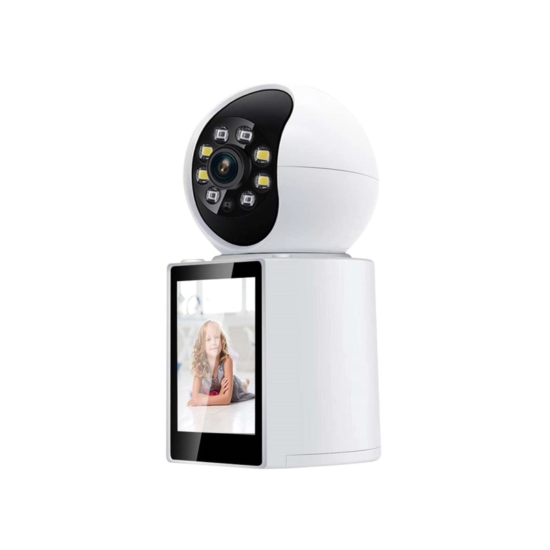 CAMARA DE INTERIOR IP WIFI 3 MP PANTALLA 2,8' VISION NOCTURNA DUAL ESCAM QF104 - 3