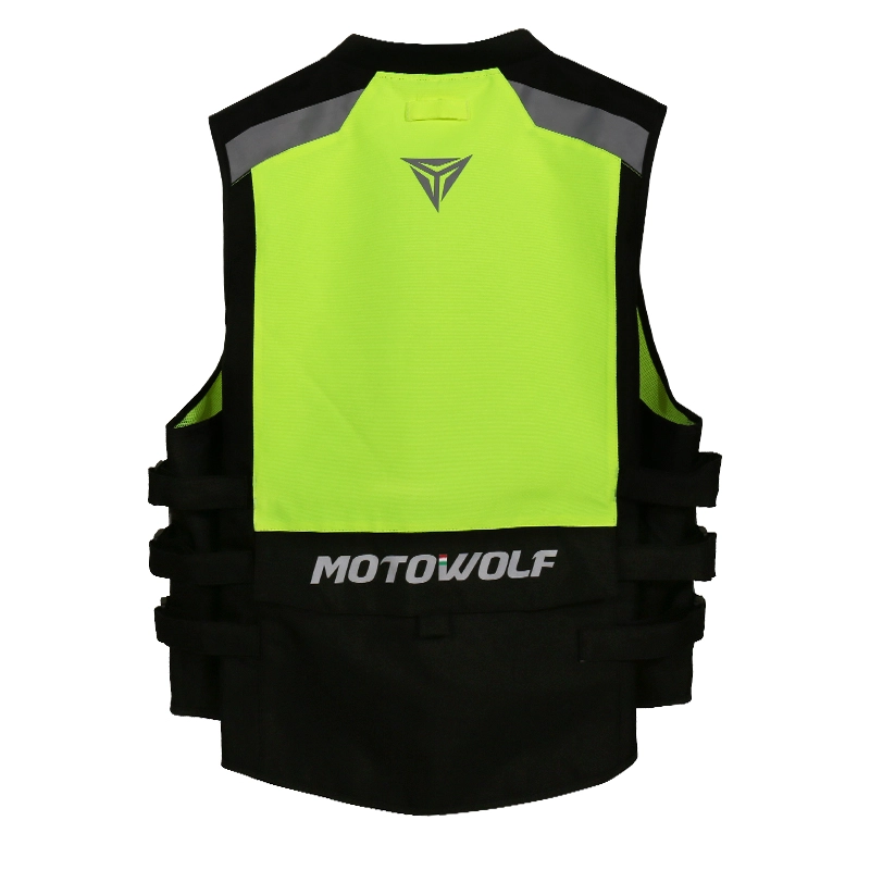 CHALECO REFLECTANTE PARA MOTOCICLISMO MOTOWOLF 0504 - 2