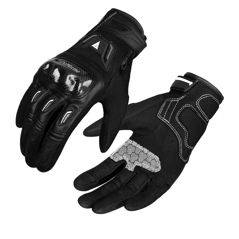 GUANTES DE MUJER PARA MOTOCICLISMO MOTOWOLF 0330B - NEGRO - 3