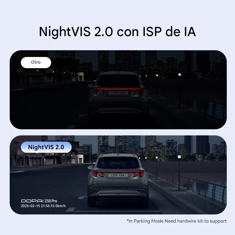 CAMARA DE VEHICULO FRONTAL 4K GPS ADAS DDPAI Z50 PRO - 8