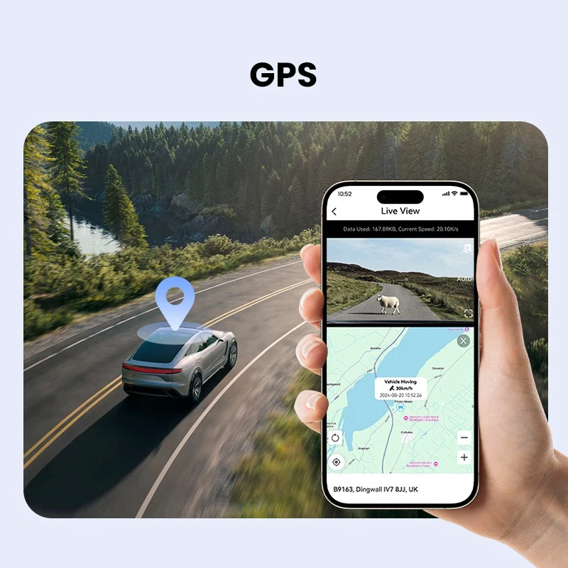 CAMARA DE VEHICULO FRONTAL 4K GPS ADAS DDPAI Z50 PRO - 10