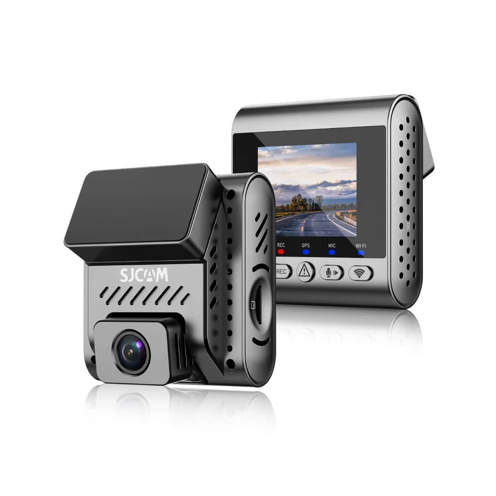 SET DUAL CAMARA PARA VEHICULO FRONTAL 4K TRASERA 1080P GRAN ANGULAR GPS WIFI SJCAM M60 2CH - 5