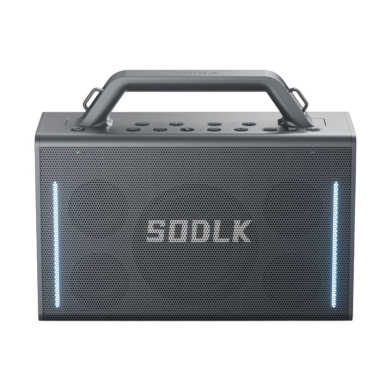 PARLANTE ALTAVOZ BLUETOOTH 5.3 KARAOKE 2MIC 200W 20000MAH IPX5 TWS SODLK S1116 - 3