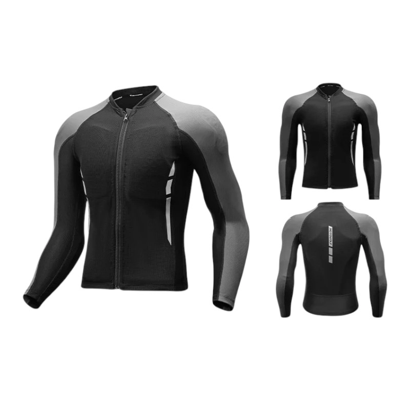 CHAQUETA AJUSTADA CON PROTECCIONES PARA MOTOCICLISMO MOTOWOLF MDL1032 - 2
