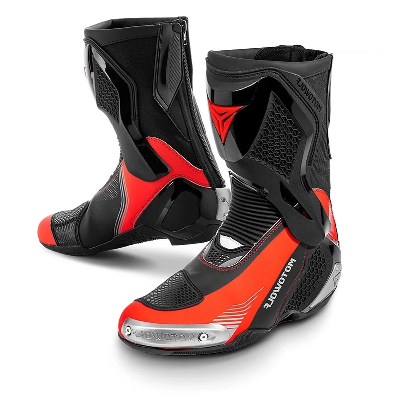 BOTAS PARA MOTOCICLISMO ANTIDESLIZANTES IMPERMEABLES MOTOWOLF BO1 - 2
