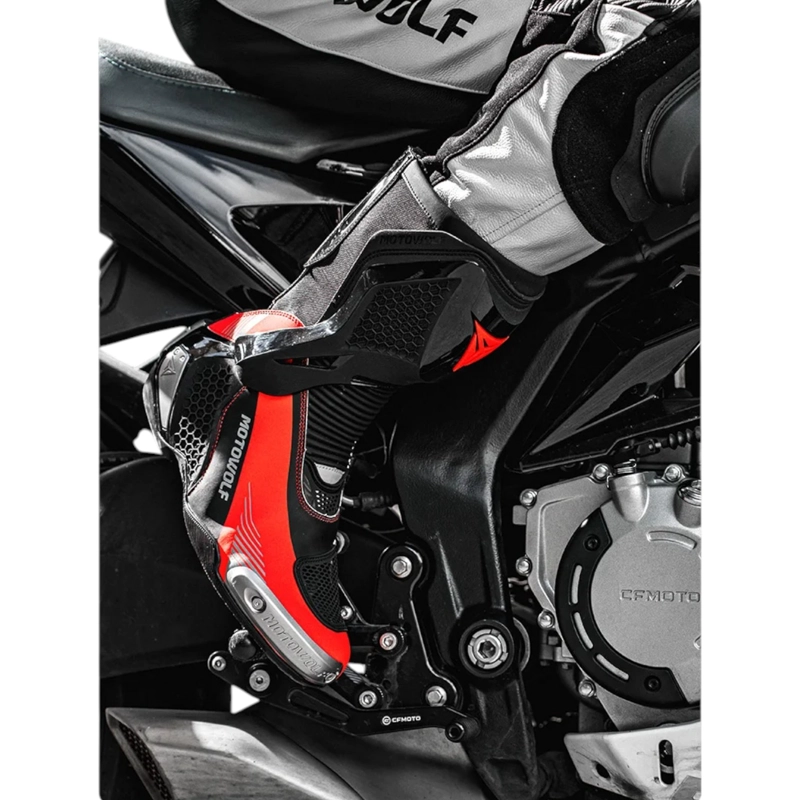 BOTAS PARA MOTOCICLISMO ANTIDESLIZANTES IMPERMEABLES MOTOWOLF BO1 - 3