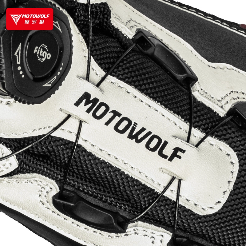 ZAPATOS IMPERMEABLES DE CUERO PARA MOTOCICLISMO MOTOWOLF SH1 - 5