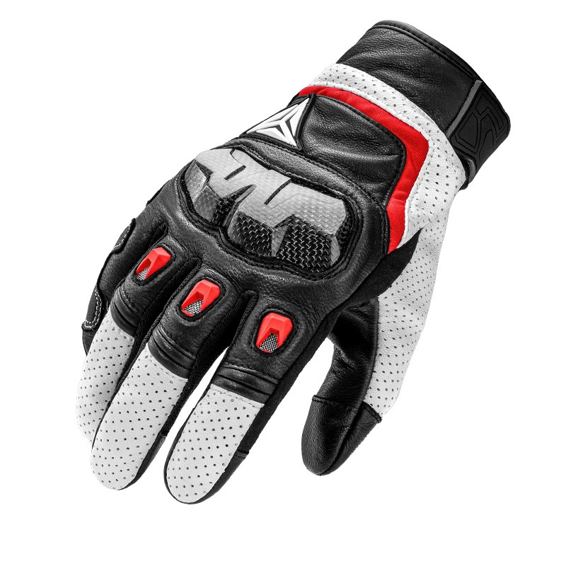 GUANTES DE CUERO PARA MOTOCICLISMO MOTOWOLF 0305C - 3