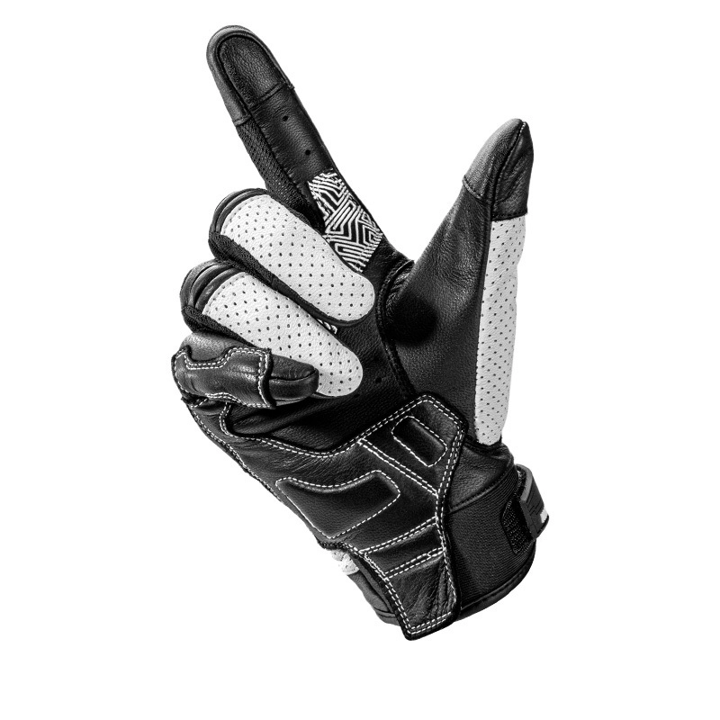 GUANTES DE CUERO PARA MOTOCICLISMO MOTOWOLF 0305C - 5
