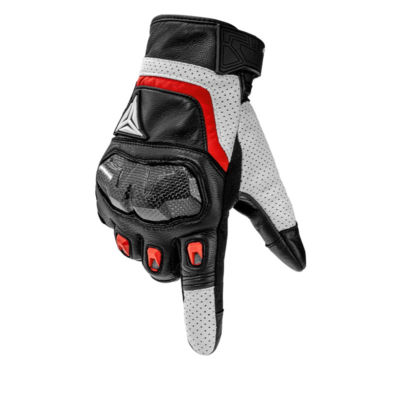 GUANTES DE CUERO PARA MOTOCICLISMO MOTOWOLF 0305C - 6
