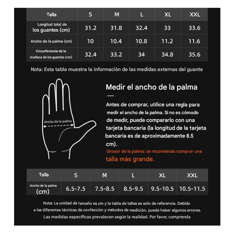 GUANTES PARA MOTOCICLISMO INVIERNO DEDO TOUCHSCREEN IMPERMEABLE ROCKBROS 0354 - 5