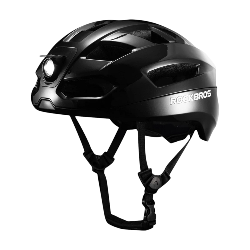 CASCO PARA CICLISMO CON FARO FRONTAL LUZ TRASERA REMOTO ROCKBROS ZK-031 - 2