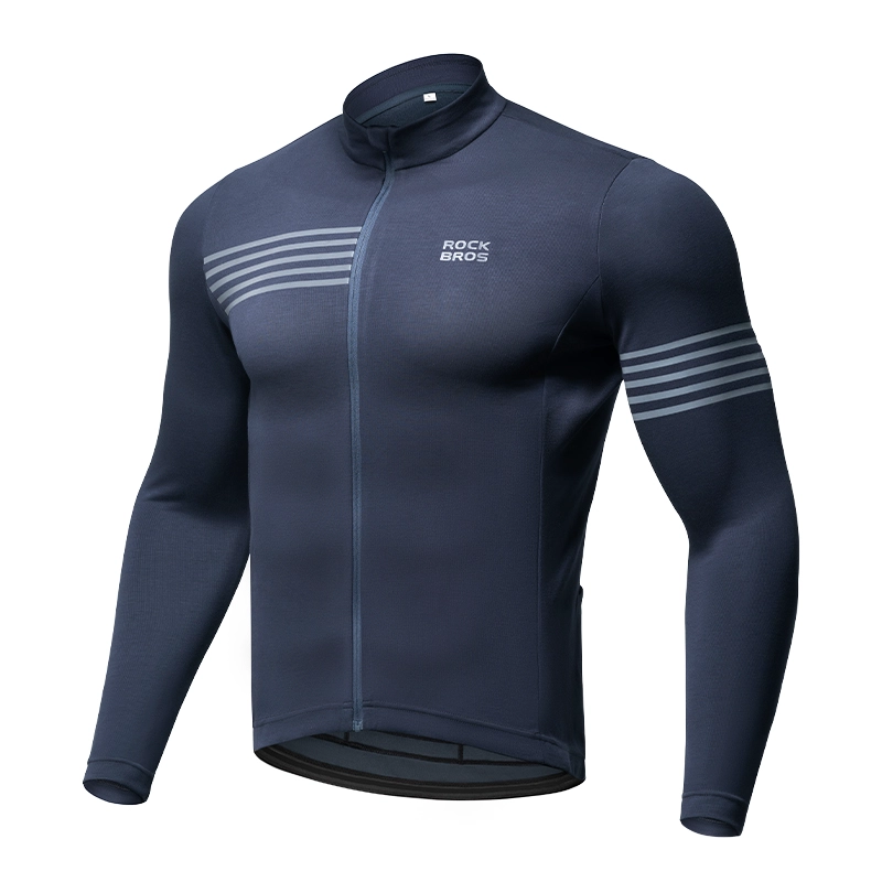 CHAQUETA CICLISMO INVIERNO MANGA LARGA IMPERMEABLE REFLECTANTE ROCKBROS YPW065 - 1