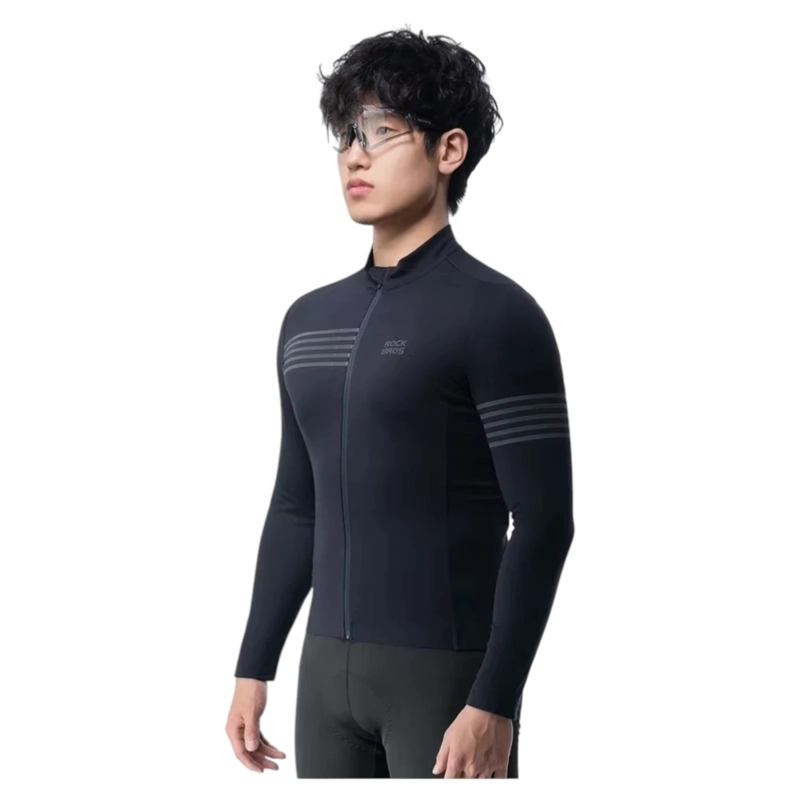 CHAQUETA CICLISMO INVIERNO MANGA LARGA IMPERMEABLE REFLECTANTE ROCKBROS YPW065 - 2