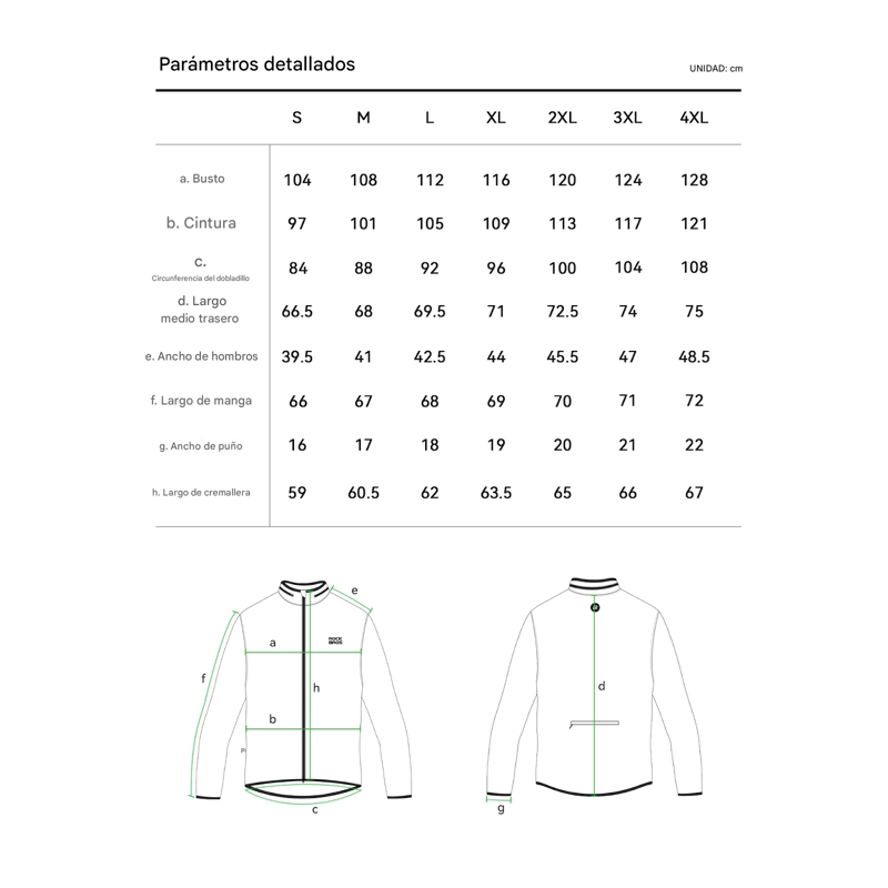 CHAQUETA CICLISMO HOMBRES REFLECTANTE IMPERMEABLE ROCKBROS YPW068 - 4