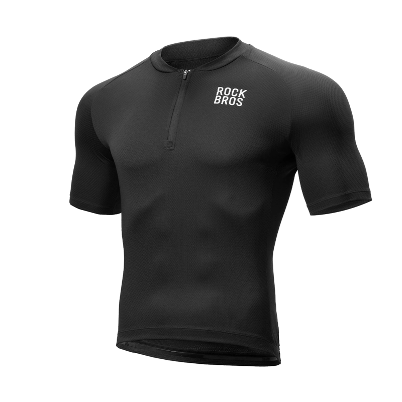 CAMISETA CICLISMO HOMBRE TRANSPIRABLE MANGA CORTA ROCKBROS YDDX007 - 1