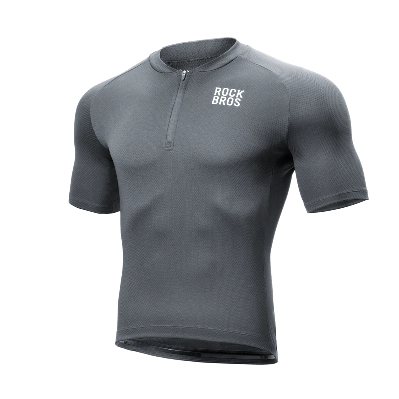 CAMISETA CICLISMO HOMBRE TRANSPIRABLE MANGA CORTA ROCKBROS YDDX007 - 1