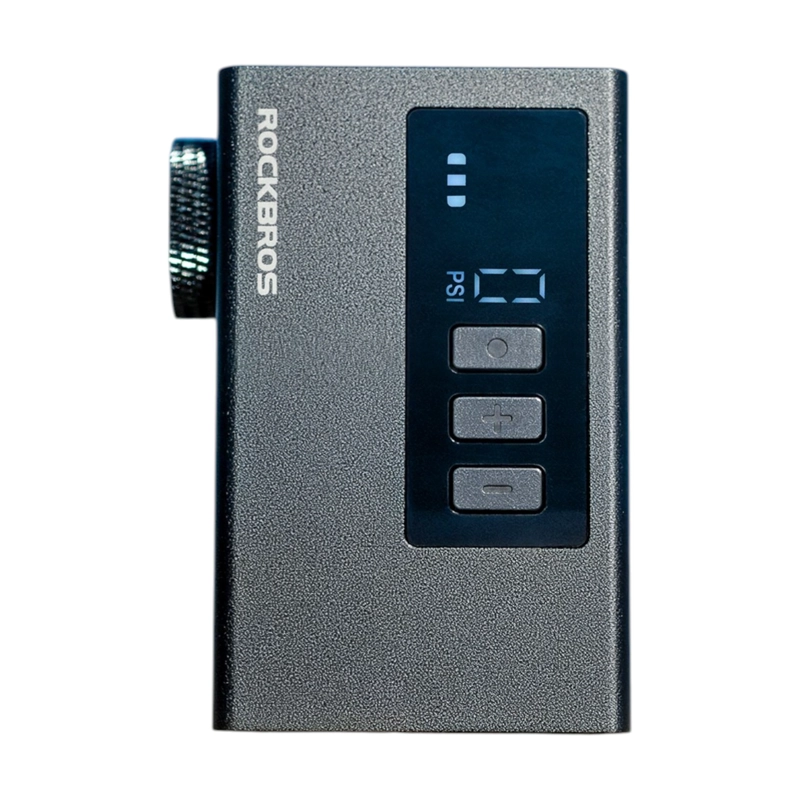 COMPRESOR PORTATIL BICICLETA 150 PSI USB-C 5000MAH ROCKBROS AS240 PRO - 3