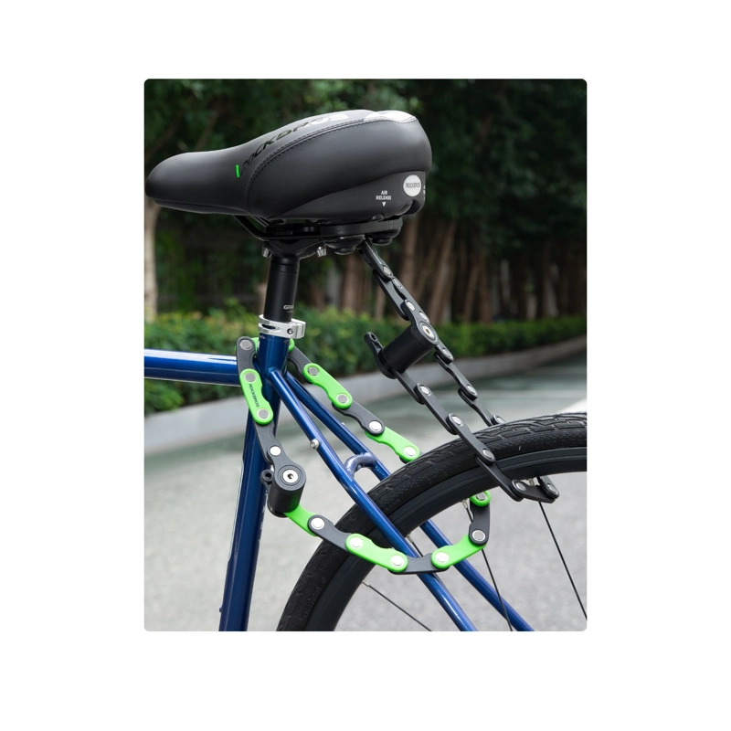 CANDADO BICICLETA PLEGABLE ANTI ROBO SOPORTE 519G ROCKBROS WD795 - 5