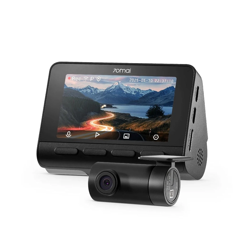 SET DUAL 70MAI A800SE-1 CAMARA PARA VEHICULO 4K HDR GPS ADAS NIGHTVIS WI-FI A800SE + TRASERA RC22 - 3