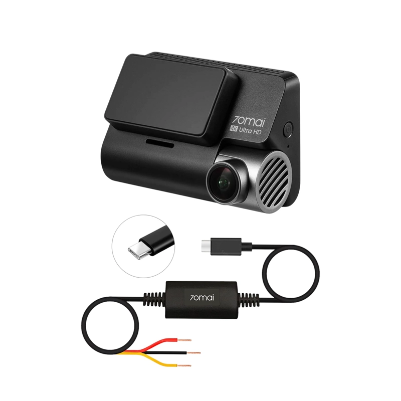 CAMARA PARA VEHICULO SONY STARVIS 2 4K HDR GPS ADAS 70MAI A810S + KIT CABLEADO UP03 - 1
