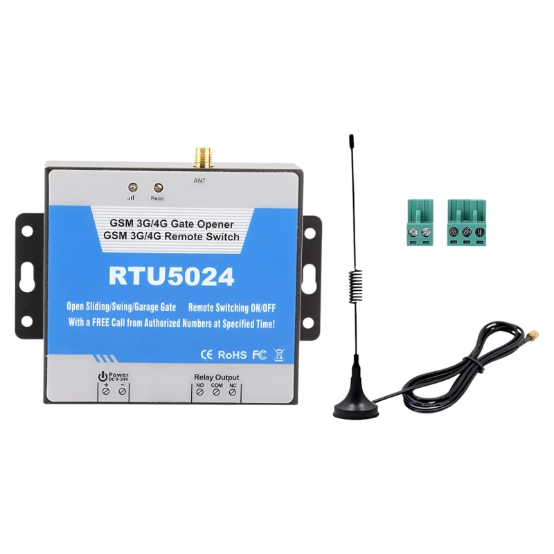 RELE  ABRE PORTON CELULAR REMOTO 4G RTU5024 - 1