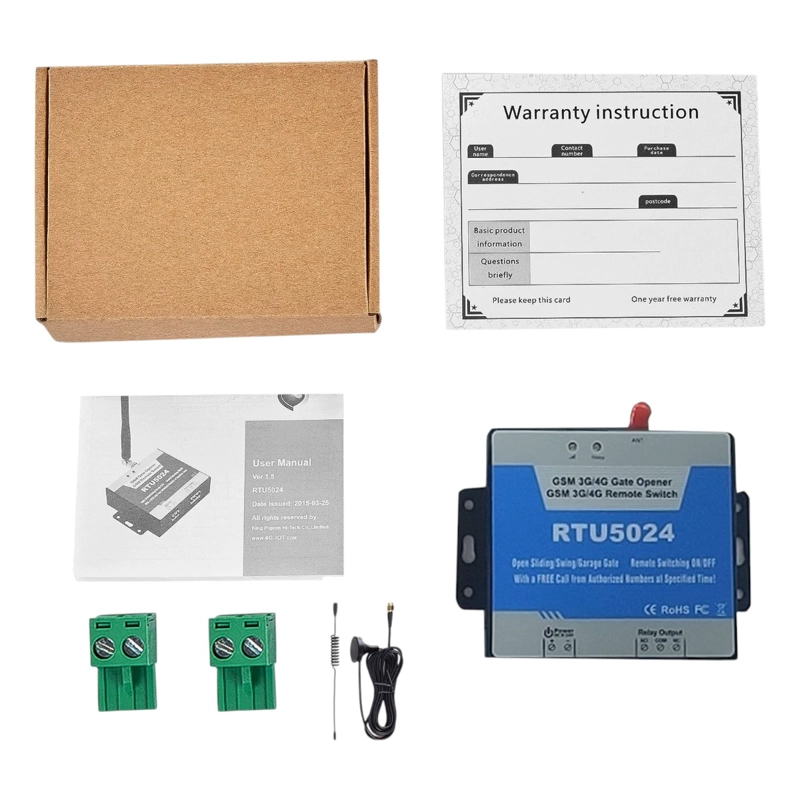 RELE  ABRE PORTON CELULAR REMOTO 4G RTU5024 - 4
