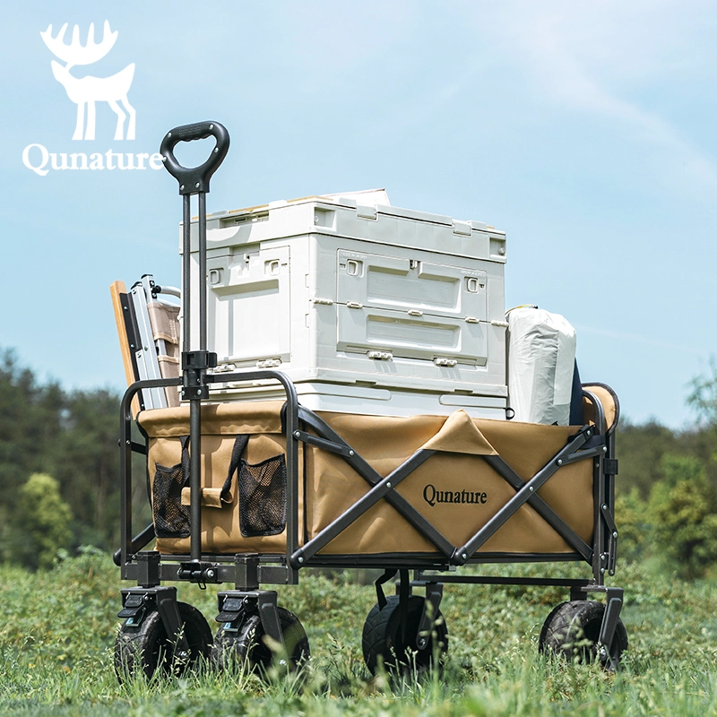 CARRO PLEGABLE DE CAMPING QUNATURE 4 RUEDAS TODOTERRENO 150KG - 4