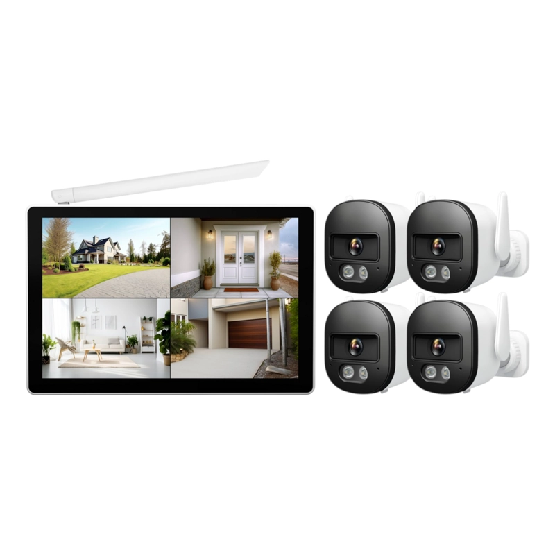 KIT NVR SRIHOME 4 CAMARAS IPC056 WIFI + NVR NVS010 CON PANTALLA 8CH - 3