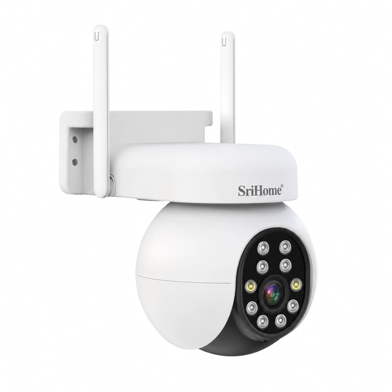 CAMARA IP PTZ SRIHOME SH052B 5MP WIFI EXTERIOR IP66 H.265 VISION NOCTURNA COLOR - 3