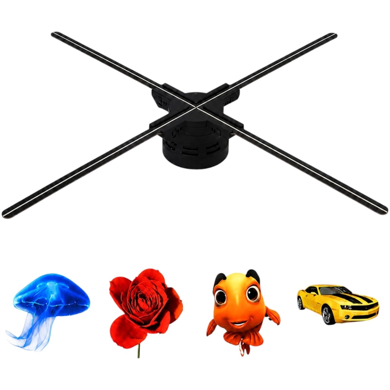 PROYECTOR DE HOLOGRAMAS PUBLICITARIO 3D WIFI 960P 60CM Q60 - 5