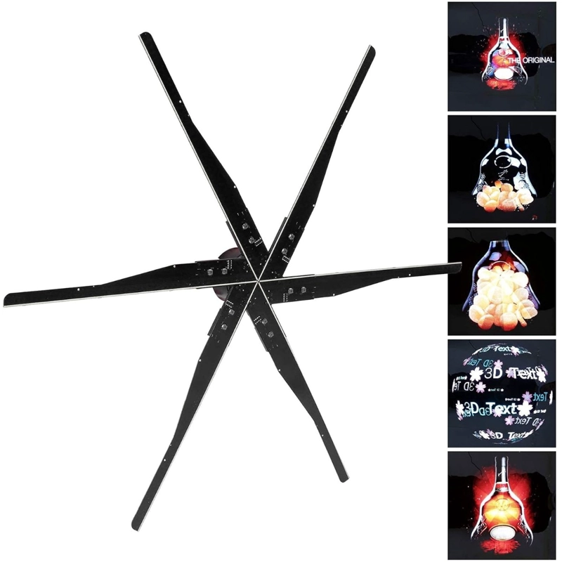PROYECTOR DE HOLOGRAMAS PUBLICITARIO 3D WIFI 1532P 100CM Q100 - 6