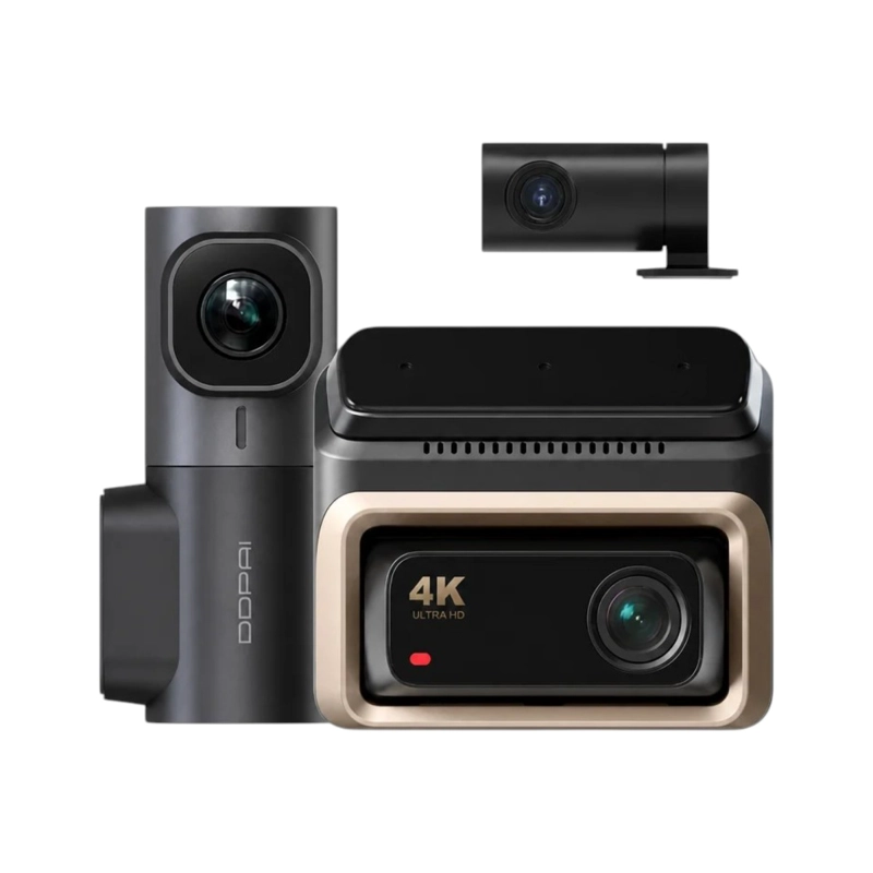 CAMARA PARA VEHICULO 3CH 4K+2K+1080P SONY STARVIS 2 HDR GPS WIFI 5GHZ DDPAI Z60 PRO - 1
