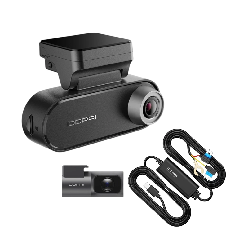 CAMARA VEHICULAR DUAL 4K 1080P DDPAI N5 DUAL 2026 + IPS HARDWIRE KIT - 1