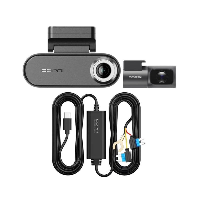CAMARA VEHICULAR DUAL 4K 1080P DDPAI N5 DUAL 2026 + IPS HARDWIRE KIT - 3