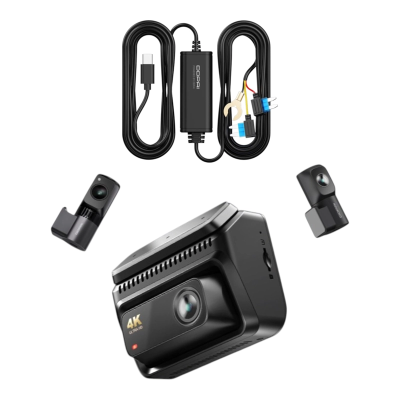 CAMARA PARA VEHICULO DDPAI Z60T 3CH 4K+2K+1080P TRIPLE HDR + KIT CABLEADO IPS DDPAI - 3