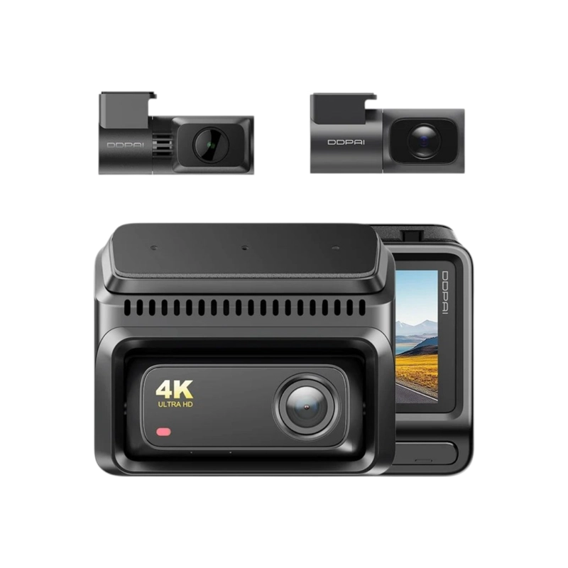 CAMARA PARA VEHICULO DDPAI Z60T 3CH 4K+2K+1080P TRIPLE HDR + KIT CABLEADO IPS DDPAI - 4