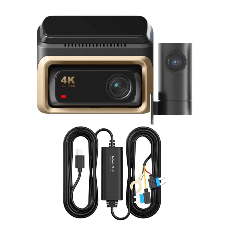CAMARA PARA VEHICULO DDPAI Z60 PRO DUAL 4K 1080P GPS WIFI 5GHZ + IPS HARDWIRE KIT - 1
