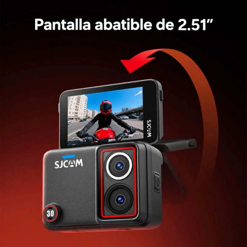 CAMARA DEPORTIVA SJCAM SJ30 8K DOBLE LENTE DIA/NOCHE 48MP 4K 60FPS ESTABILIZACION - 9