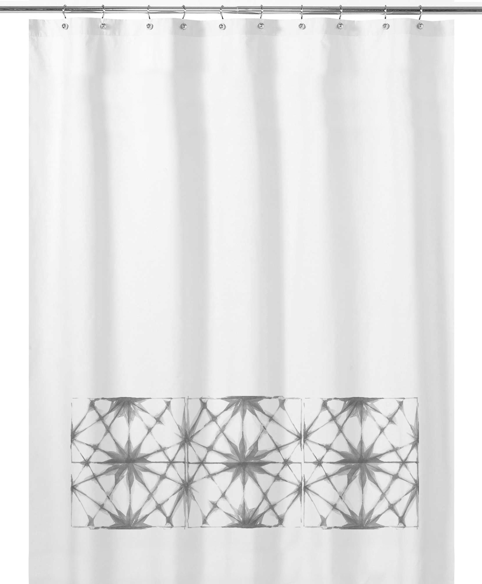 CORTINA DE BAÑO SHIBORI GRIS - 1