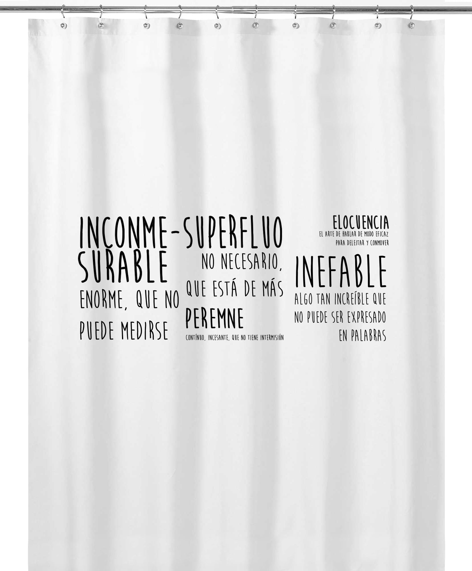 CORTINA DE BAÑO SIGNIFICADOS - 1