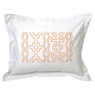 FUNDA TUYO PRINT ALMOHADA GUARANÍ 70 X 50 CM ALGODÓN AMARILLO - 1