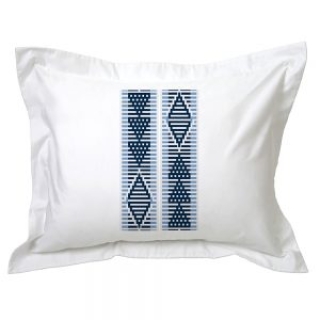 FUNDA TUYO PRINT ALMOHADA CIELO 1 70 X 50 CM ALGODÓN BLANCO - 1