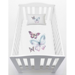 CUBREPLUMÓN TUYO PRINT MARIPOSAS ALGODÓN MULTICOLOR MOISÉS COLECHO - 1