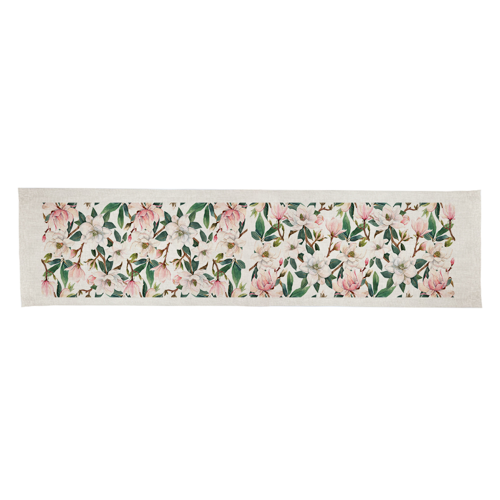 CAMINO DE MESA TUYO PRINT LINET NATURAL MAGNOLIA - 1